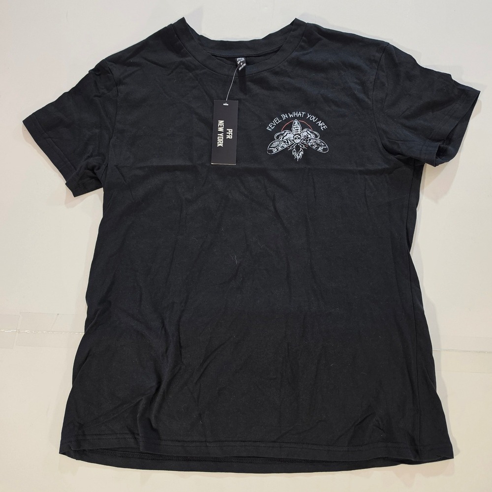 PFR New York Bray Wyatt The Fiend Let Me In Black Graphic T-Shirt Mens Medium